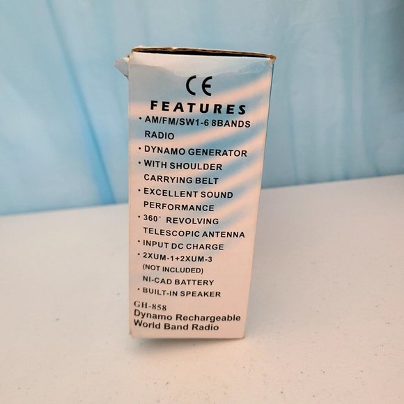 Dynamo Rechargeable World Radio Hand Generator Battery, Tested - Picture 7 of 7